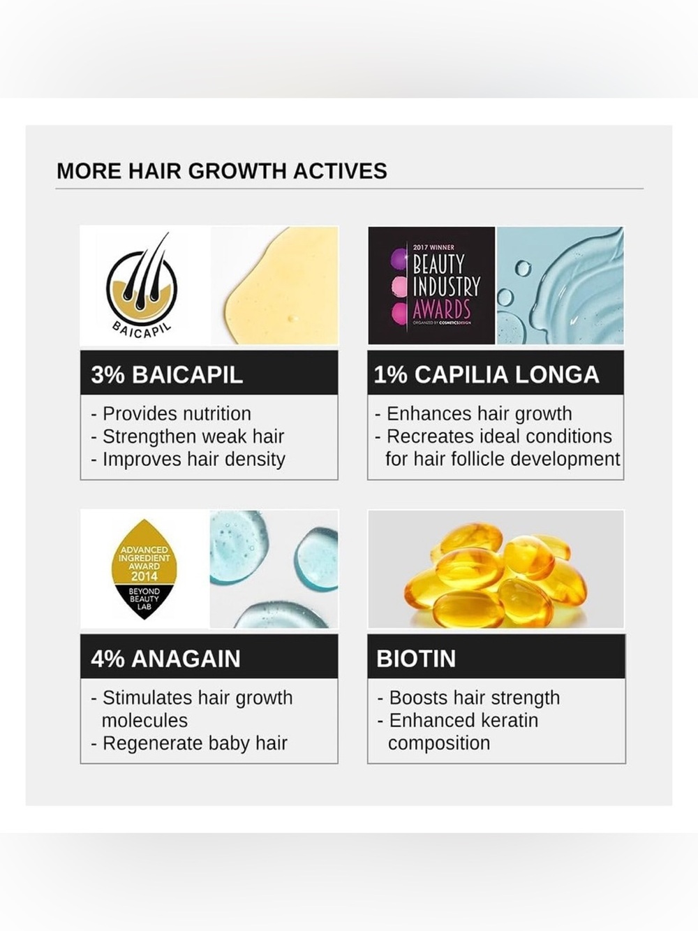 BRAND NEW Bare Anatomy Advanced Hair Growth Serum Advanced Hair Growth - Picture 2 of 9